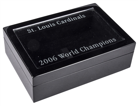 2006 St. Louis Cardinals World Series Champions Ring Presentation Box